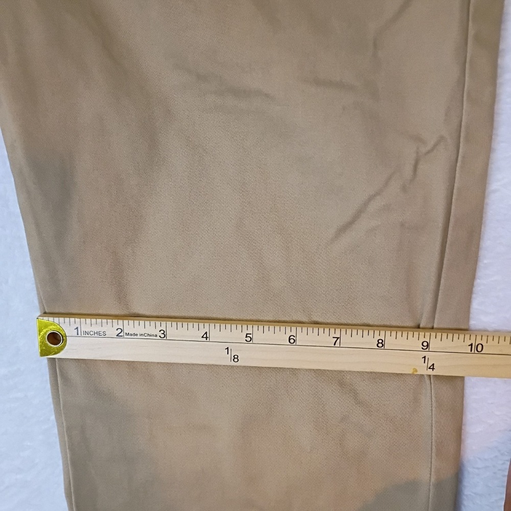 Joseph A Bank Men's Reserve Khaki Pants size 34 x 30 Tailored Fit Fits 34x29 - Picture 4 of 14